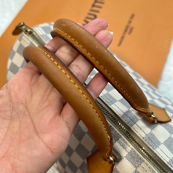 🔥✨Authentic💎✨Louis Vuitton Speedy 30 Damier Azur - Picture 13 of 16